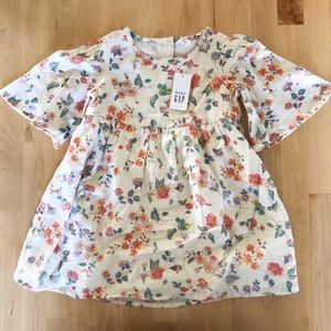 Toddler bell-sleeve dress with bloomers